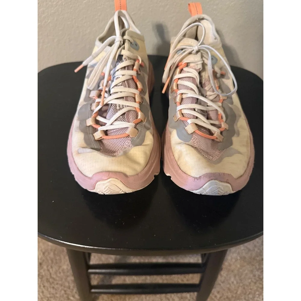 Sorel Kinetic Breakthru Tech Lace Sneakers Womens 7 Pink Chalk NL4691 Platform